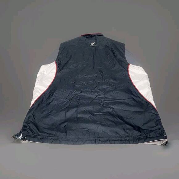 Team New Zealand Yacht Racing Reversible Full Zip Nylon Fleece Vest sz Medium - Picture 3 of 10